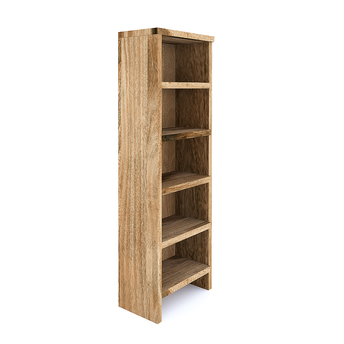 Cube Mango CD/DVD Rack/Narrow Bookcase - Mango Wood