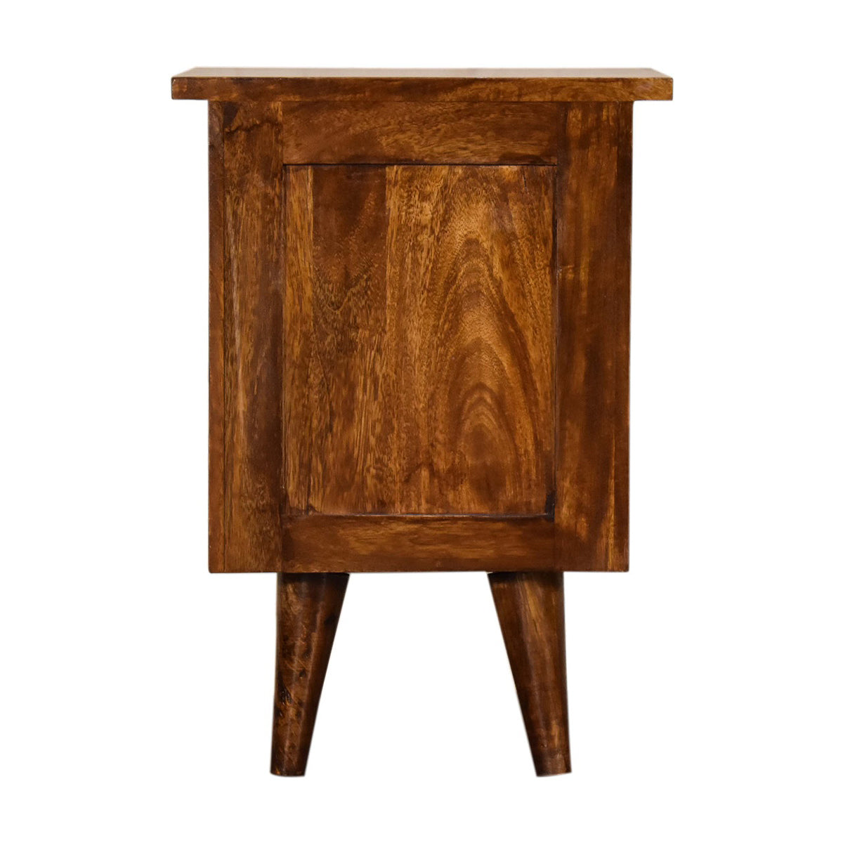 Chestnut Artisan Bedside Table / Mango Wood