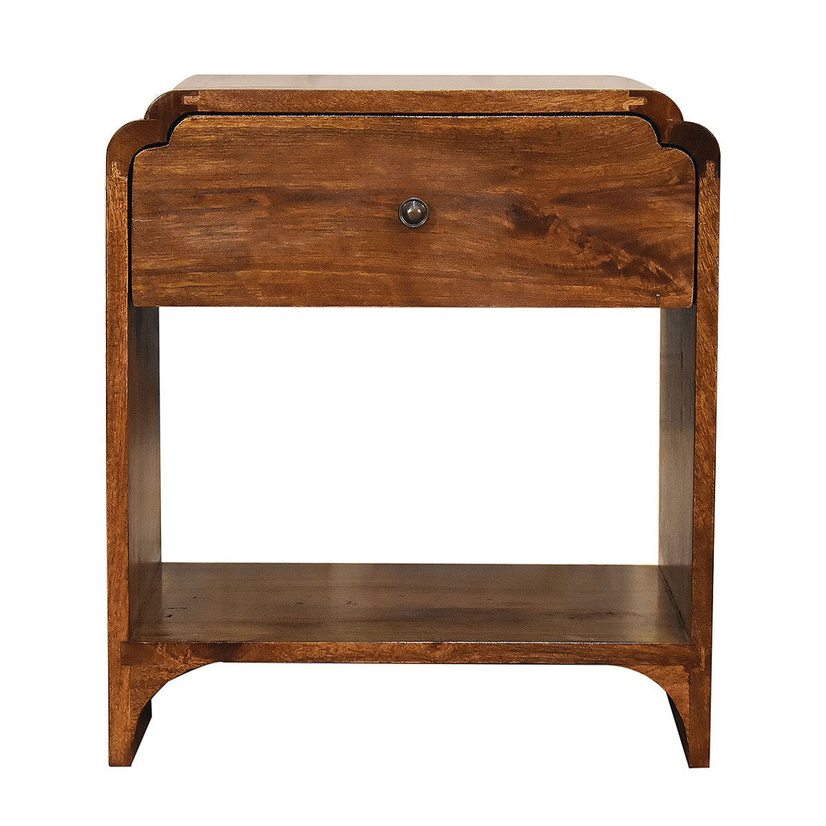 Newton Bedside with Shelf & Drawer