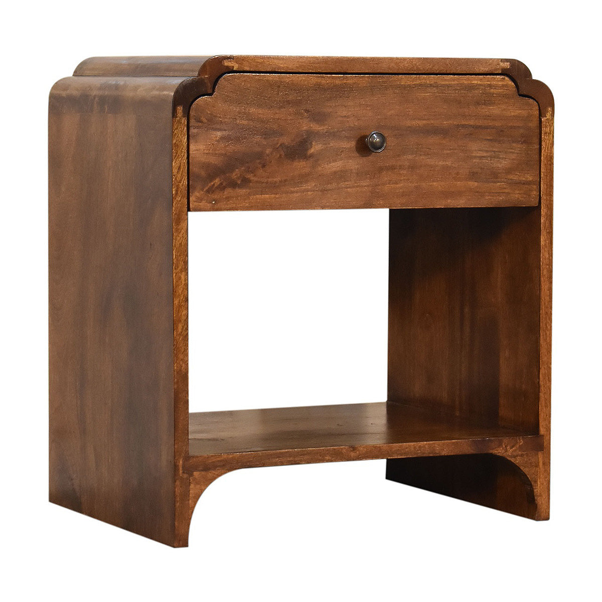 Newton Bedside with Shelf & Drawer