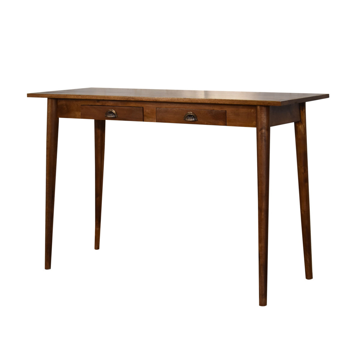 Nordic Chestnut Writing Desk - 2 Drawers