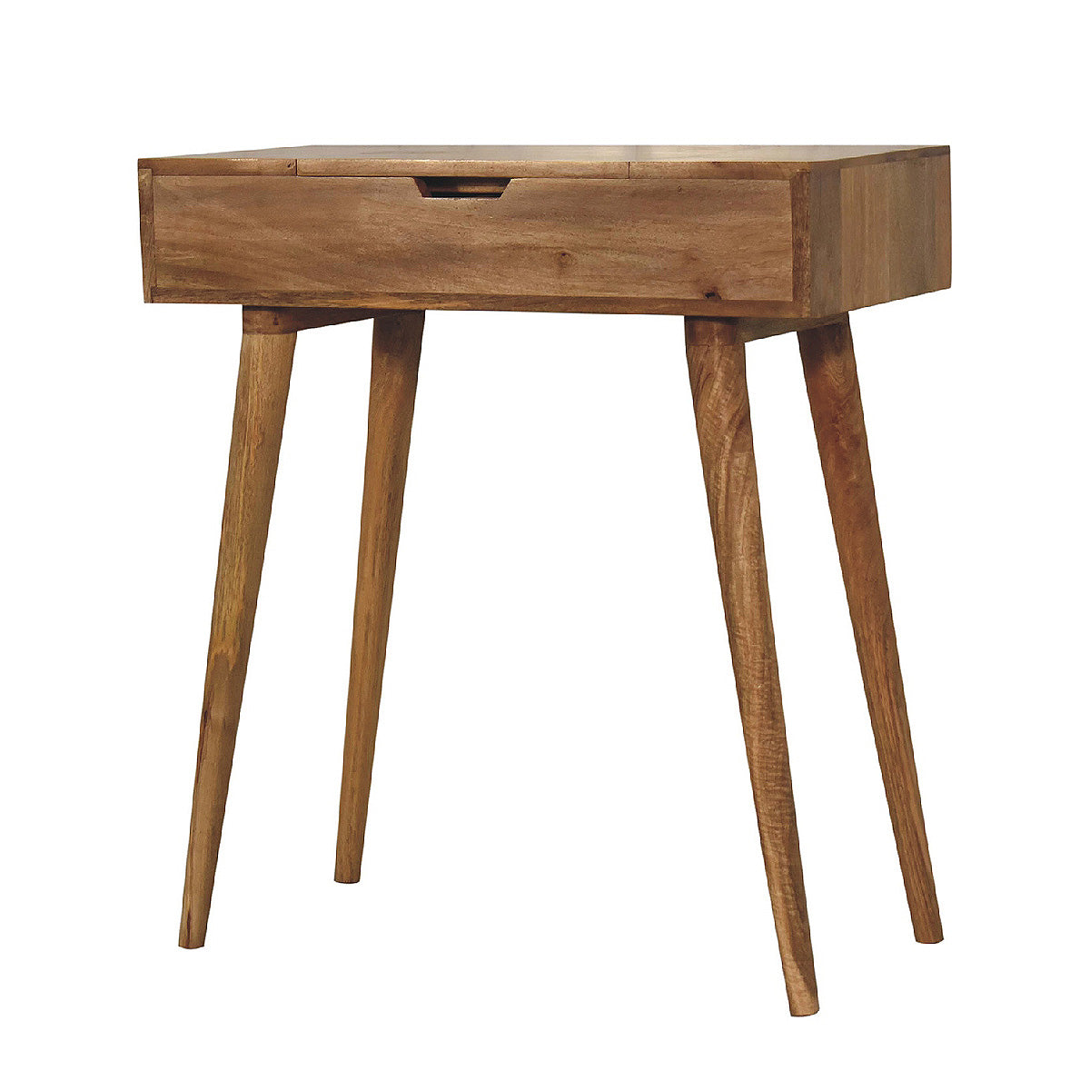 Mini Dressing Table with Mirror- Oak ish Finish