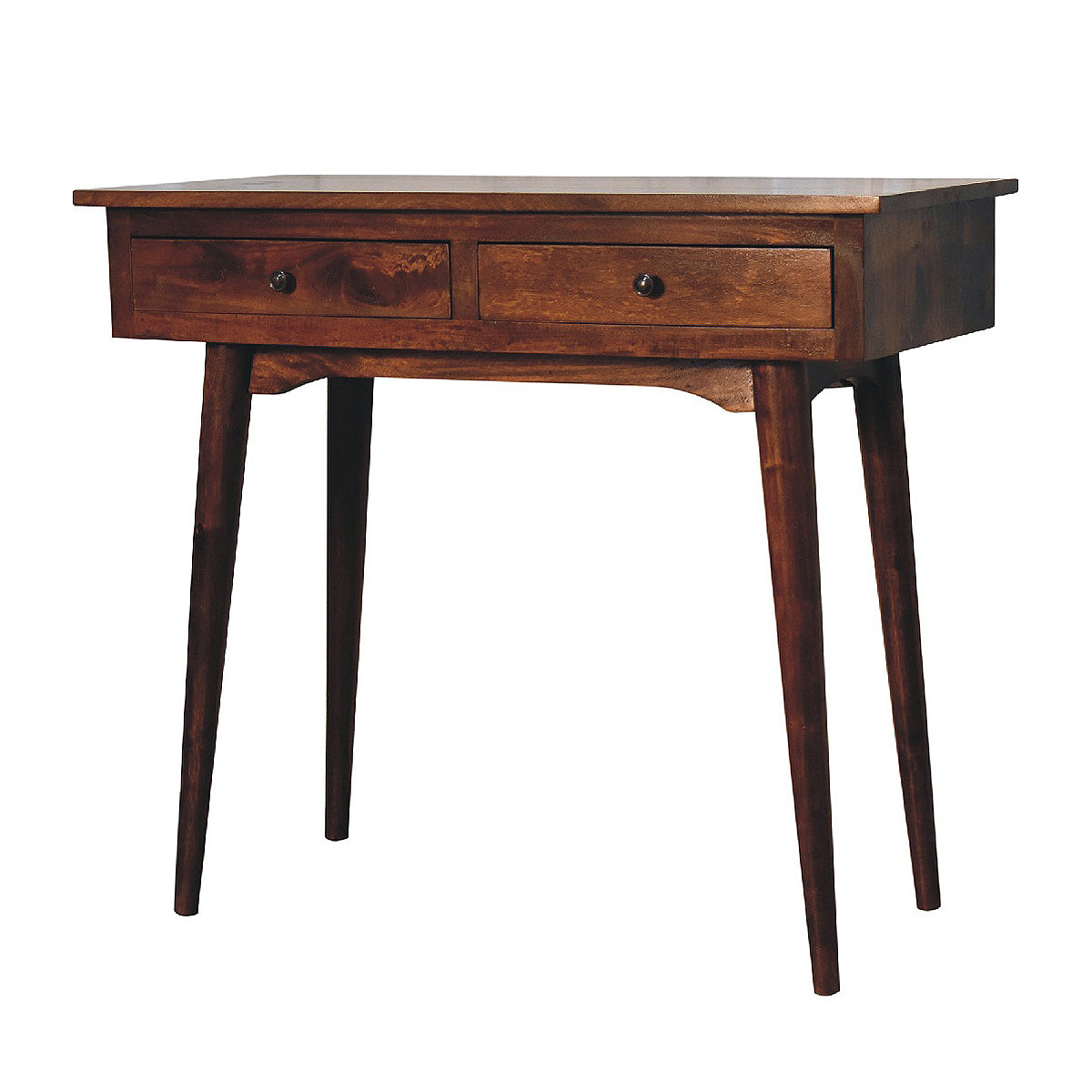 Oslo Chestnut Console Table - 2 Drawers