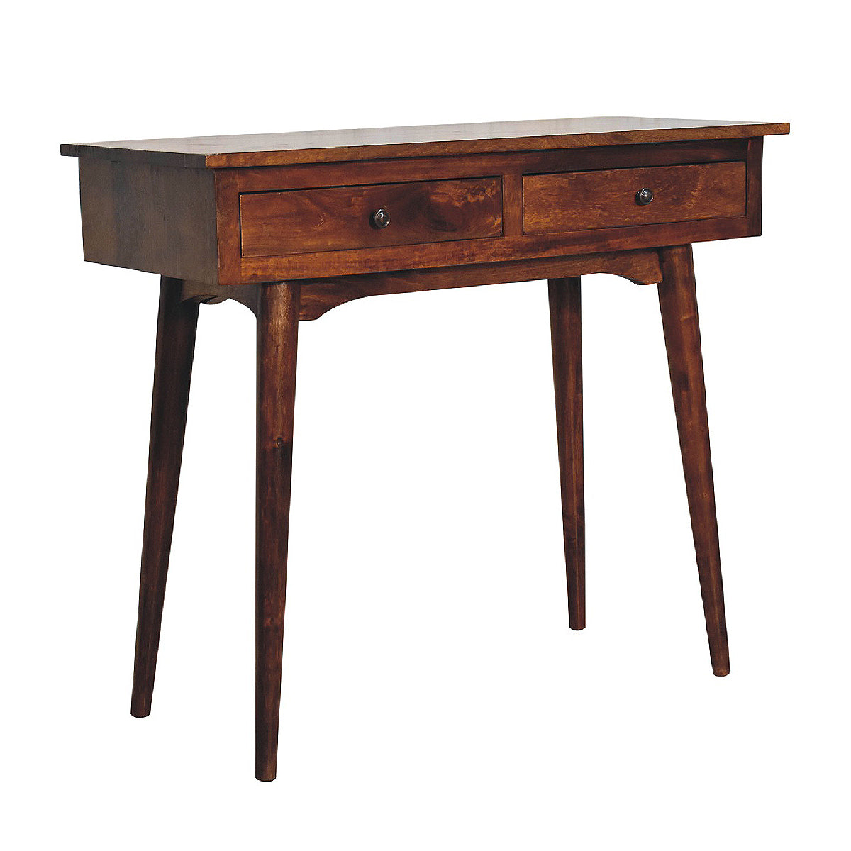 Oslo Chestnut Console Table - 2 Drawers