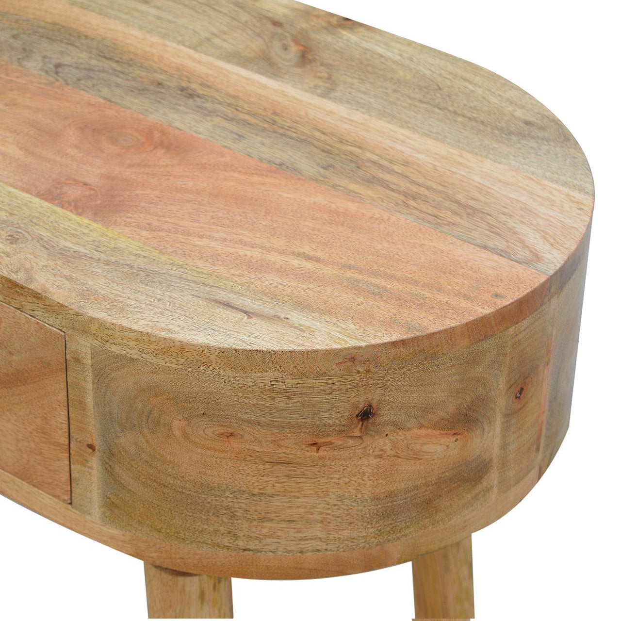 Albion Large Oak-Ish Console/Dressing Table