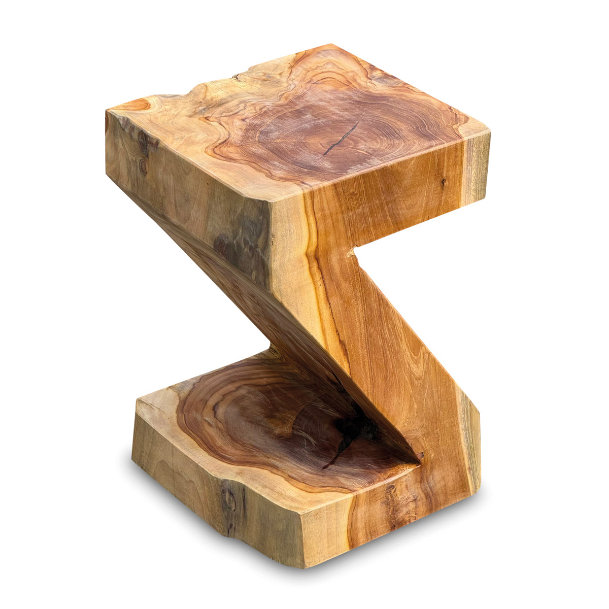 Root Z Lamp Table - Solid Suar Wood