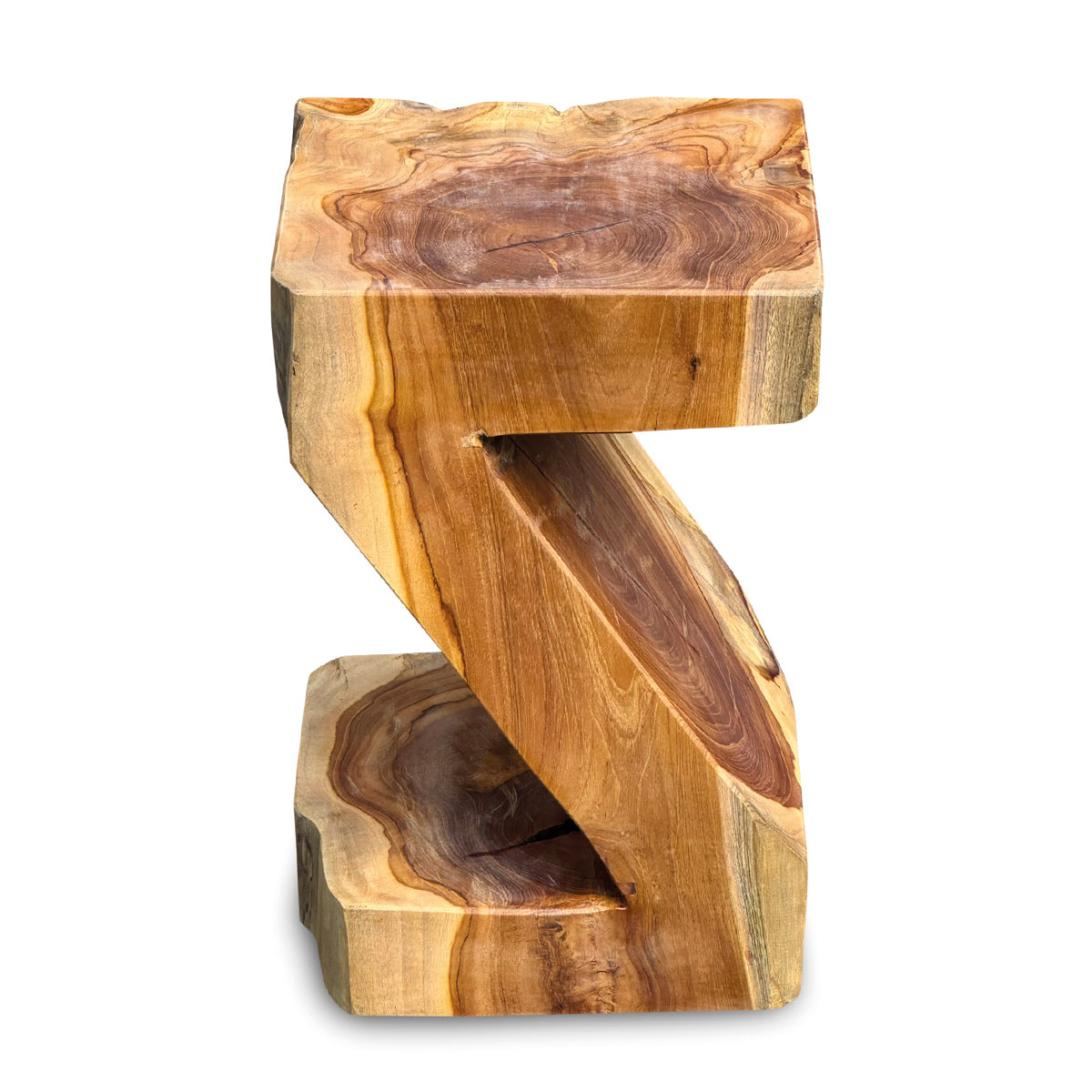 Root Z Lamp Table - Solid Suar Wood