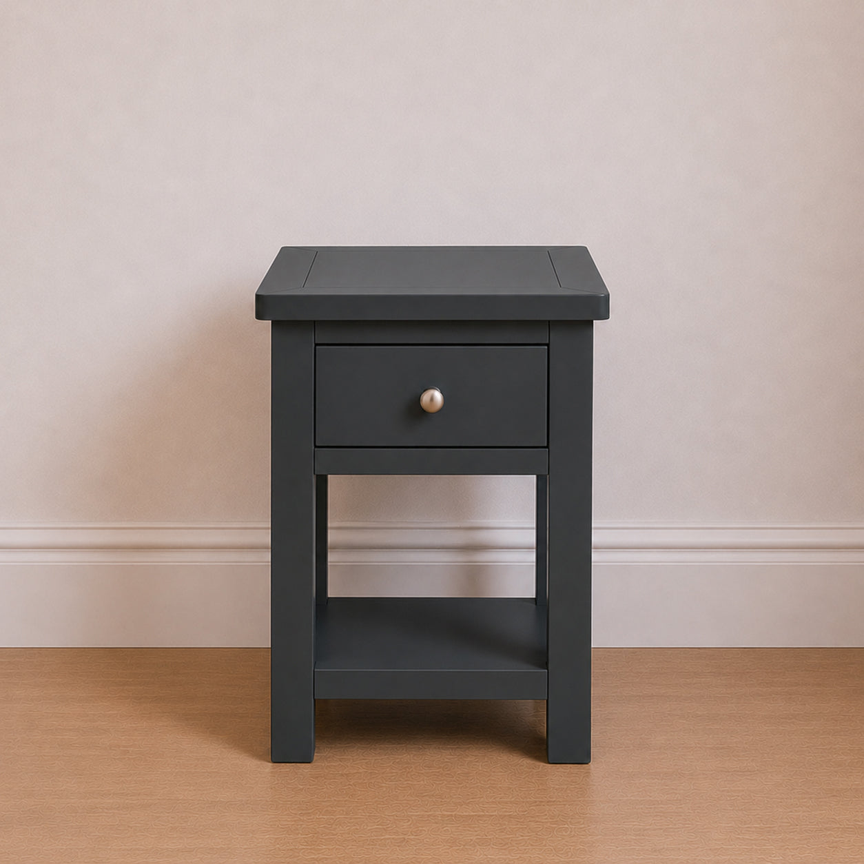 Table de chevet 1 tiroir Duchy Charcoal