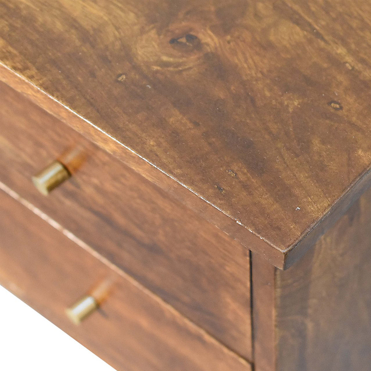 Chestnut Artisan Bedside Table / Mango Wood