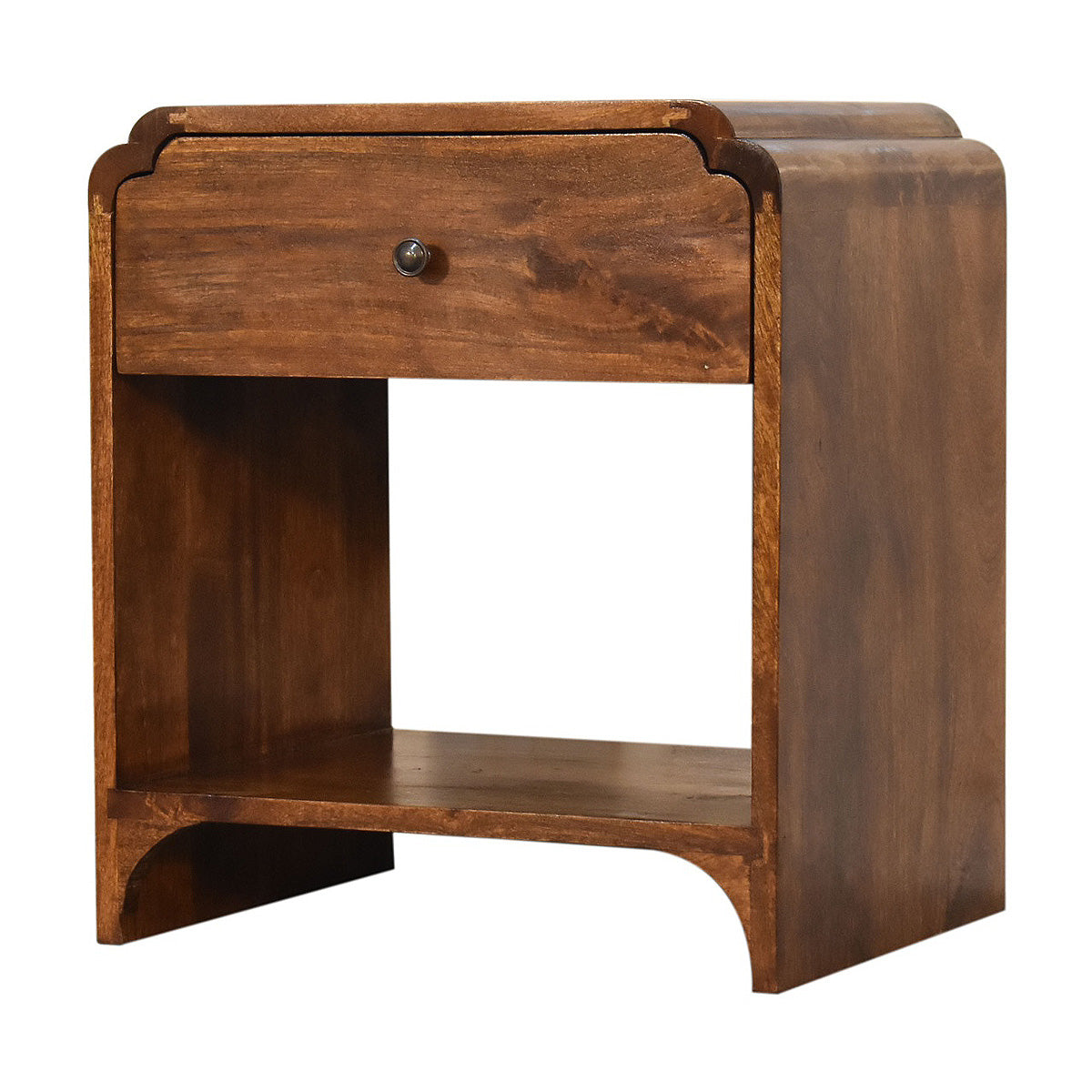 Newton Bedside with Shelf & Drawer