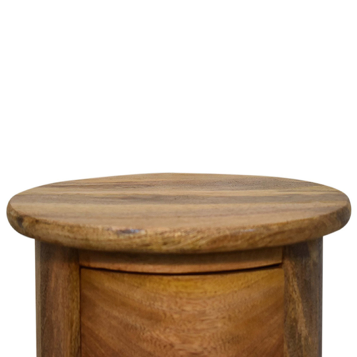 Mini 2 Drawer Classic Drum Chest - Mango Wood - H:40cm