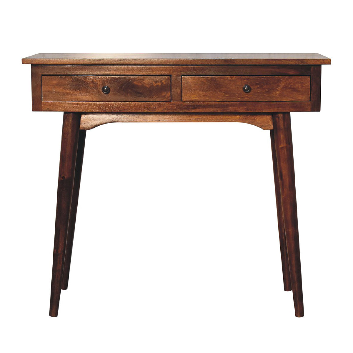Oslo Chestnut Console Table - 2 Drawers