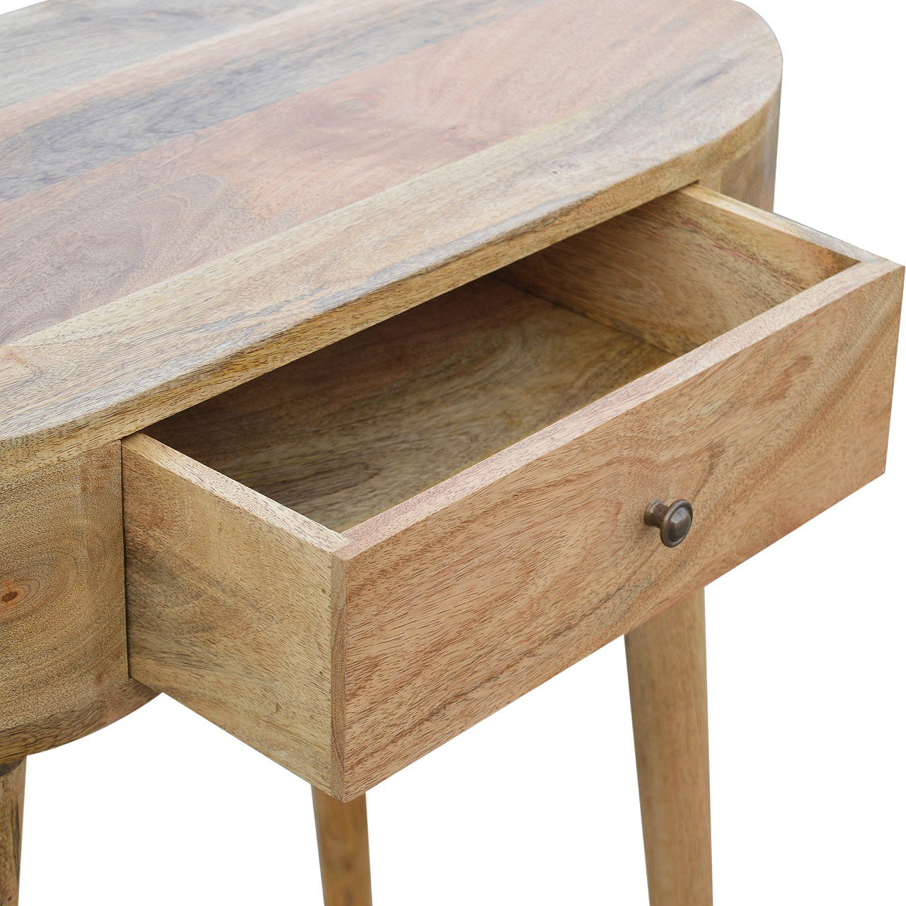 Albion Large Oak-Ish Console/Dressing Table