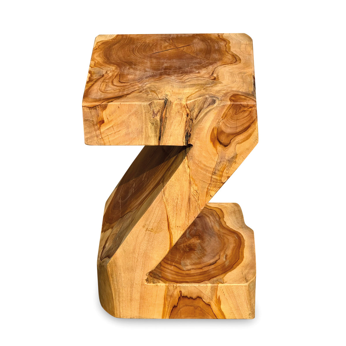 Root Z Lamp Table - Solid Suar Wood