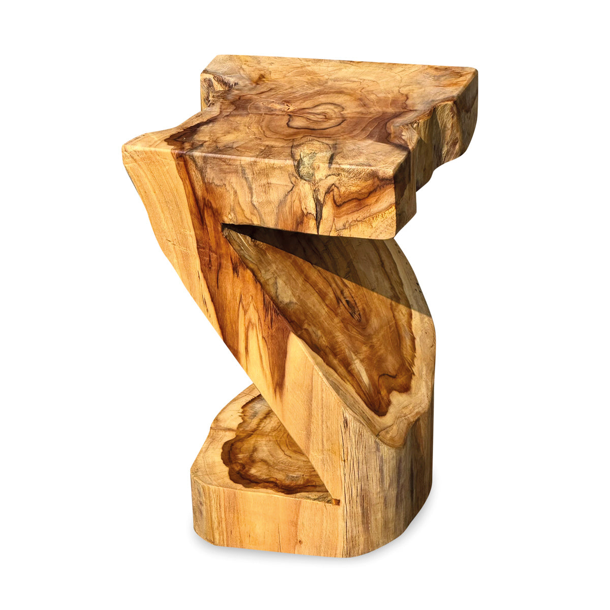 Root Z Lamp Table - Solid Suar Wood