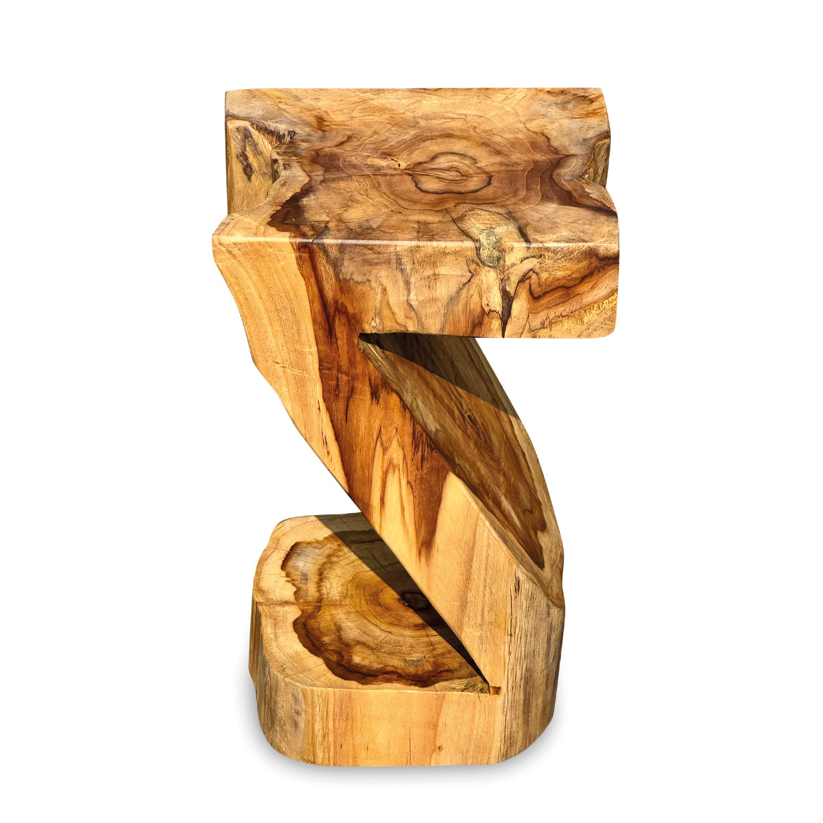 Root Z Lamp Table - Solid Suar Wood