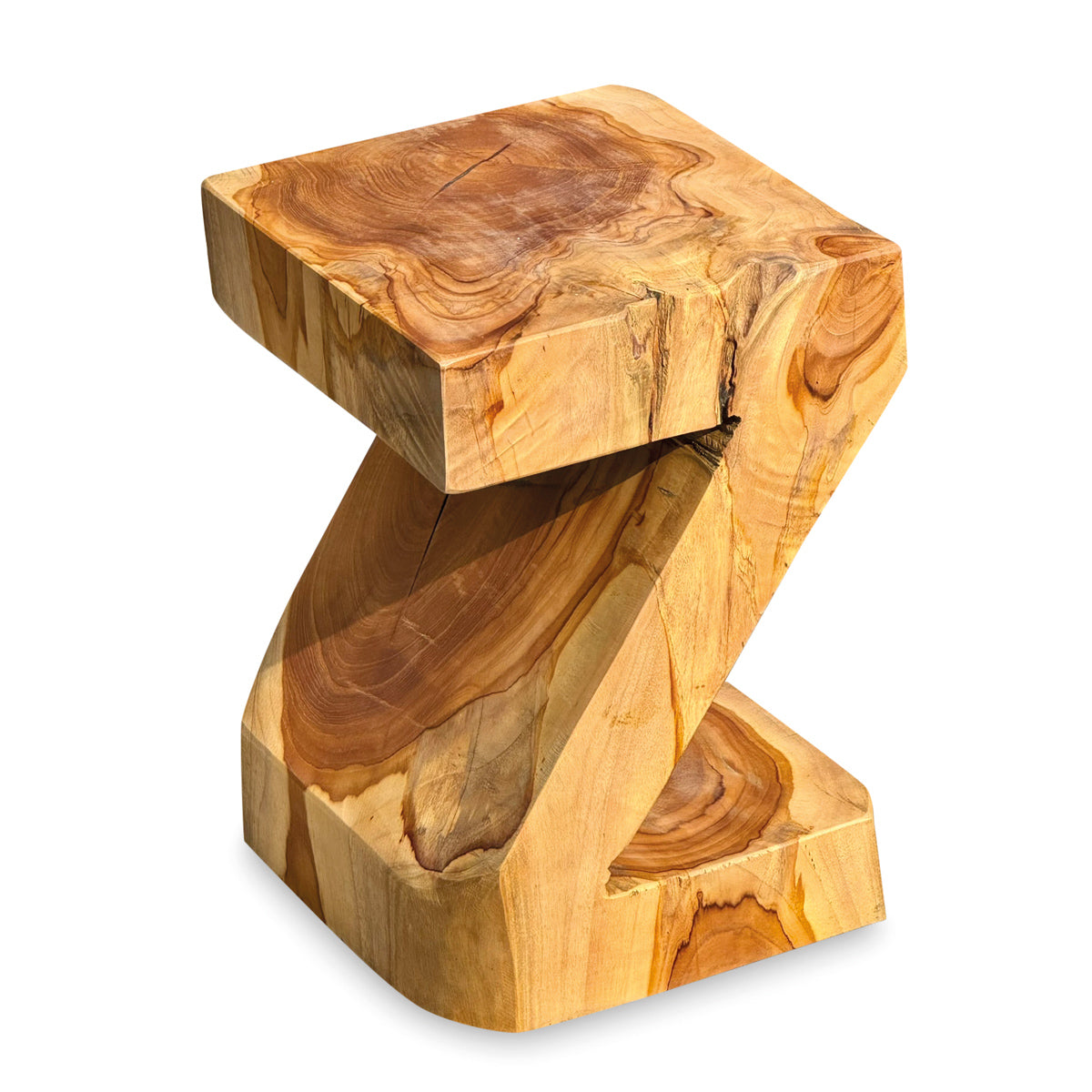 Root Z Lamp Table - Solid Suar Wood