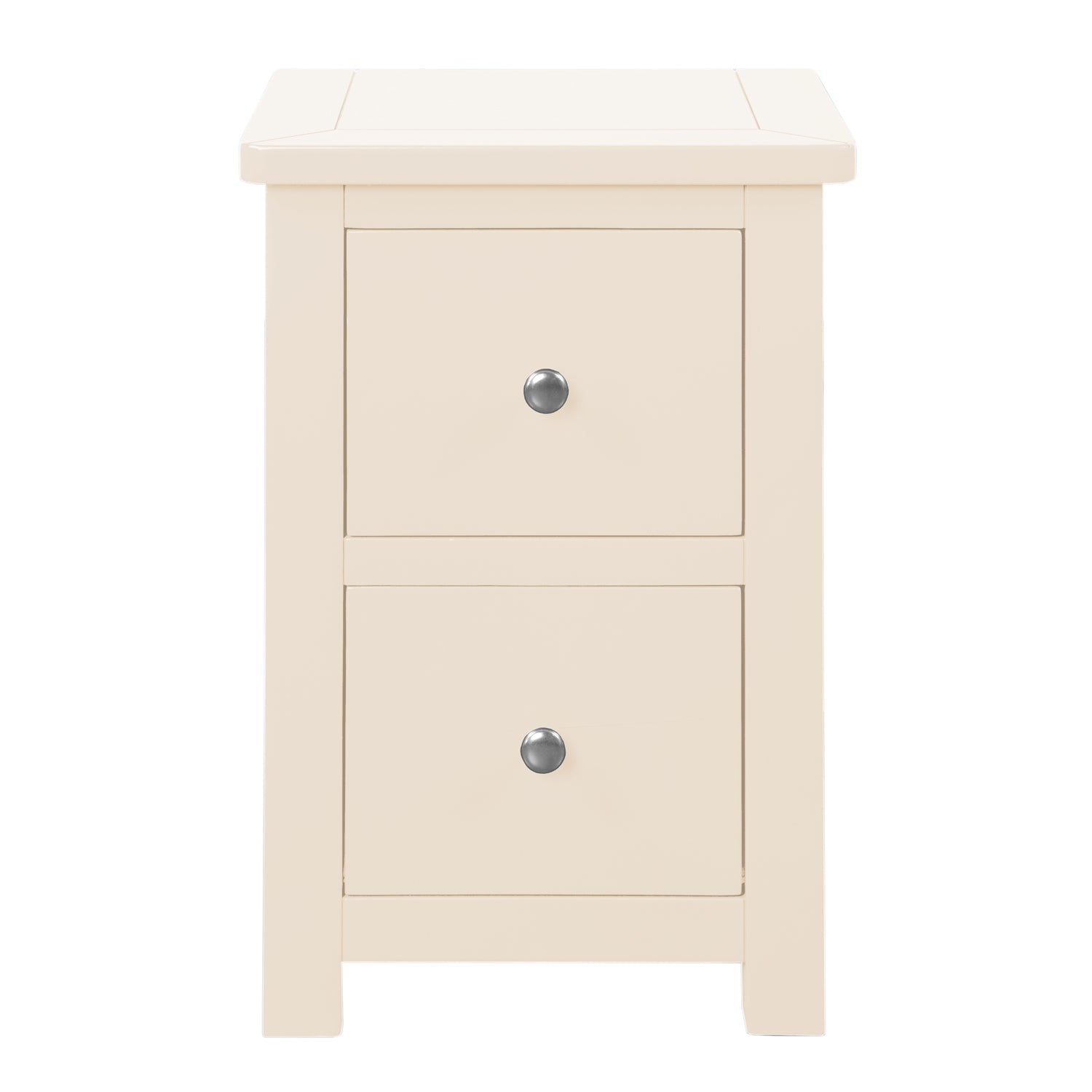 Manor Cream 2 Drawer Bedside Table
